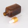 Buy cheap 50ml Dropper Empty Serum Container Cosmetic Hair Oil Custom Logo Glass Serum Bottle from wholesalers