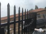 Customized Black Zinc Steel Metal Garrison Fence Panels Maintenance Free