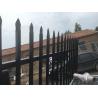 Buy cheap Customized Black Zinc Steel Metal Garrison Fence Panels Maintenance Free from wholesalers
