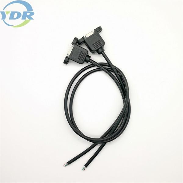 Buy cheap 1m 22AWG Panel Mount Cables , Twin Female Usb Panel Cable for Automobile from wholesalers