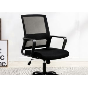 Buy cheap Fixed Armrest Mesh Back Five Claw Office Swivel Chair product