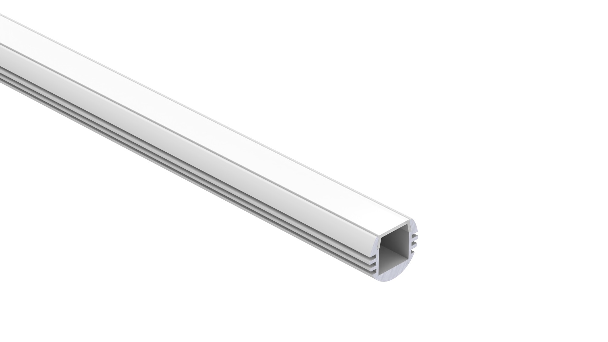 100lm/W 2m Anodized Led Aluminum Profile 6063 Alloy For Tube Light