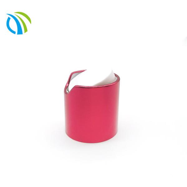 Buy cheap 0.4ml 20/410 Disc Top Caps shiny gold Flip Top Bottle Cap Shampoo 20mm from wholesalers