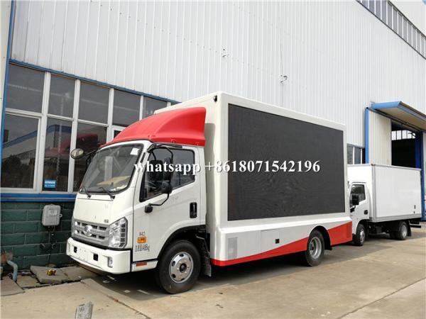 Outdoor Full Color P4 P5 P6 Mobile Digital Billboard Truck Power Assistant