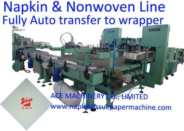 Buy cheap 2000 Sheet/Min Cocktail Tissue Napkin Production Line from wholesalers