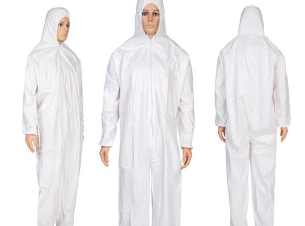 Buy cheap Good Air Permeability Waterproof Disposable Coveralls White CE FDA Approved from wholesalers