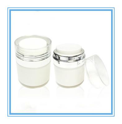 Buy cheap high quality 30g vacuum bottle for clear glass cosmetics jar from wholesalers
