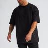 Buy cheap O Neck Men Blank T Shirt Custom Cotton Loose Drop Shoulder from wholesalers