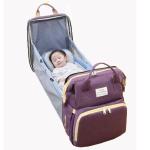 Multiple Pockets Nylon Foldable Crib 20L Mummy Diaper Bag