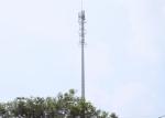 ASTM A 572 Grade 50 Steel Tube Tower , Conical Octagonal Telecom Steel Tower