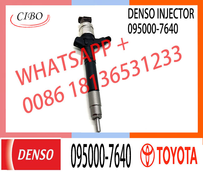 Hot selling 095000-7640 diesel common rail injector 095000-7640 for TOYOTA 2AD-FTV 23670-0R170 Injector Nozzle DLLA155P8