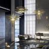 Buy cheap Postmodern Simple Iron Wire Hollow Flying Saucer Black Gravity Chandelier(WH-MI-106) from wholesalers