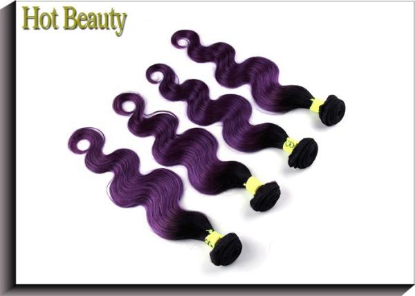 Buy cheap Purple Ombre Virgin Hair Bundles Deep Curly Weave Natural Color Mshere Human Hair from wholesalers