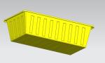 Twelve hundred liters of square box mold for making plastic products