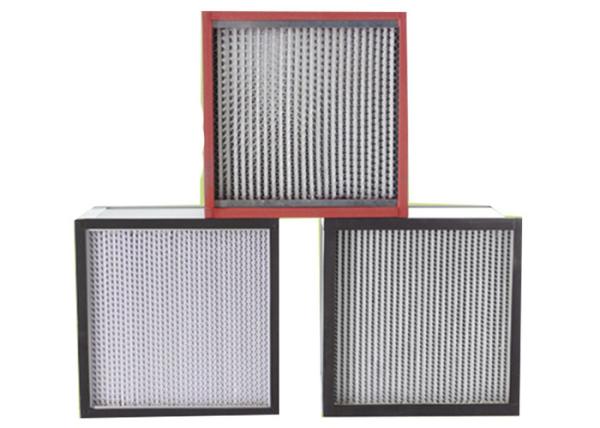 Buy cheap 99.99% Box H13 And H14 HEPA Filters Galvanized Steel Frame from wholesalers