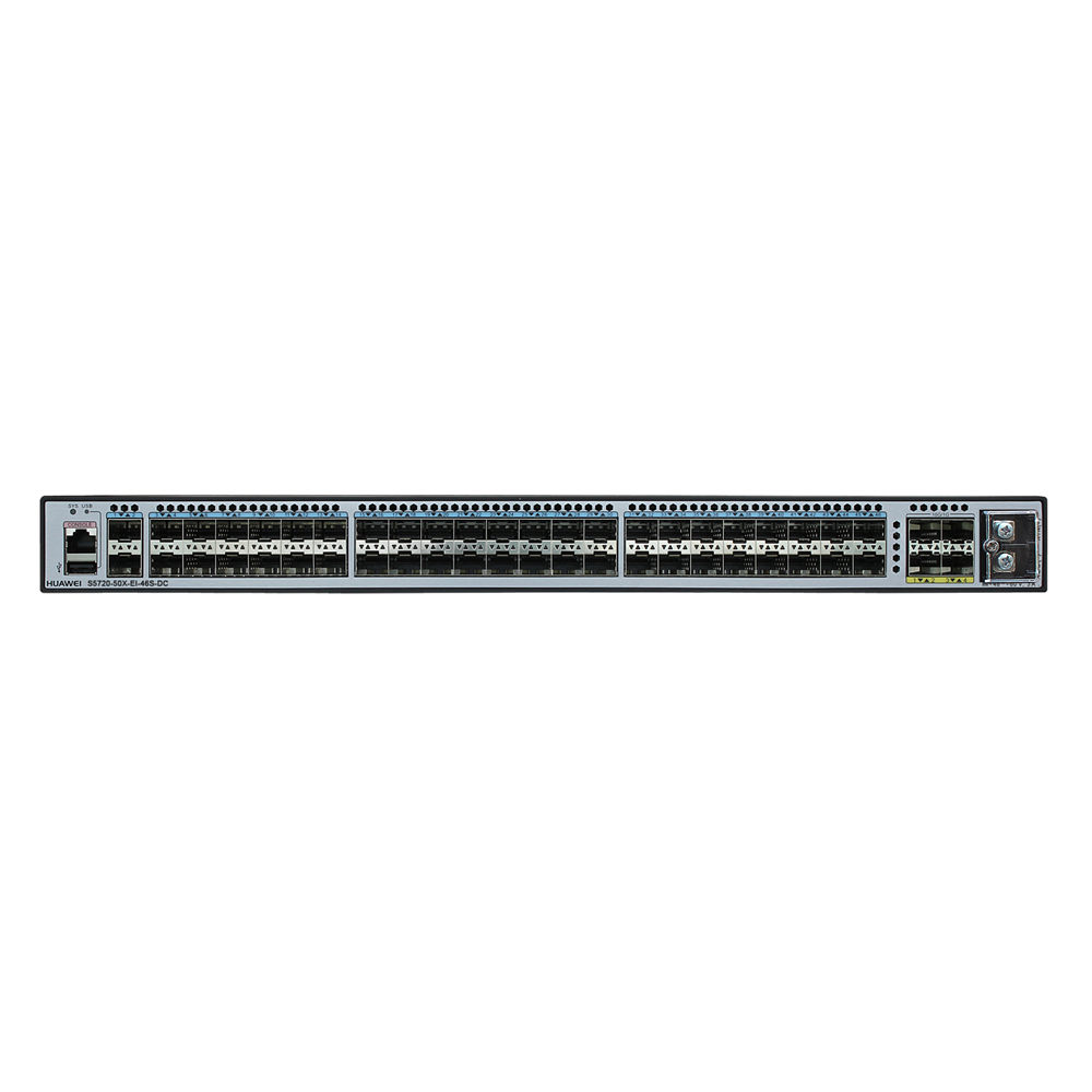 S5700 Series Forty-Six 100/1000base-X Ports Four 10ge SFP Ports Switch Huawei S5720-50X-Ei-46s-DC