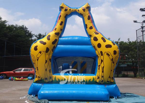 Buy cheap Little Kids Indoor Blue Mini Giraffe Inflatable Jumper For Party Game from wholesalers
