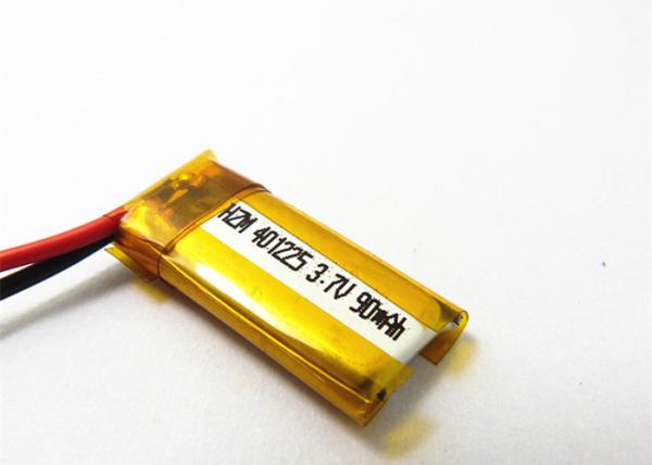 Buy cheap 401235 3.7v 90mah Mini Lithium Polymer Battery For Cellular Phone Interphone from wholesalers