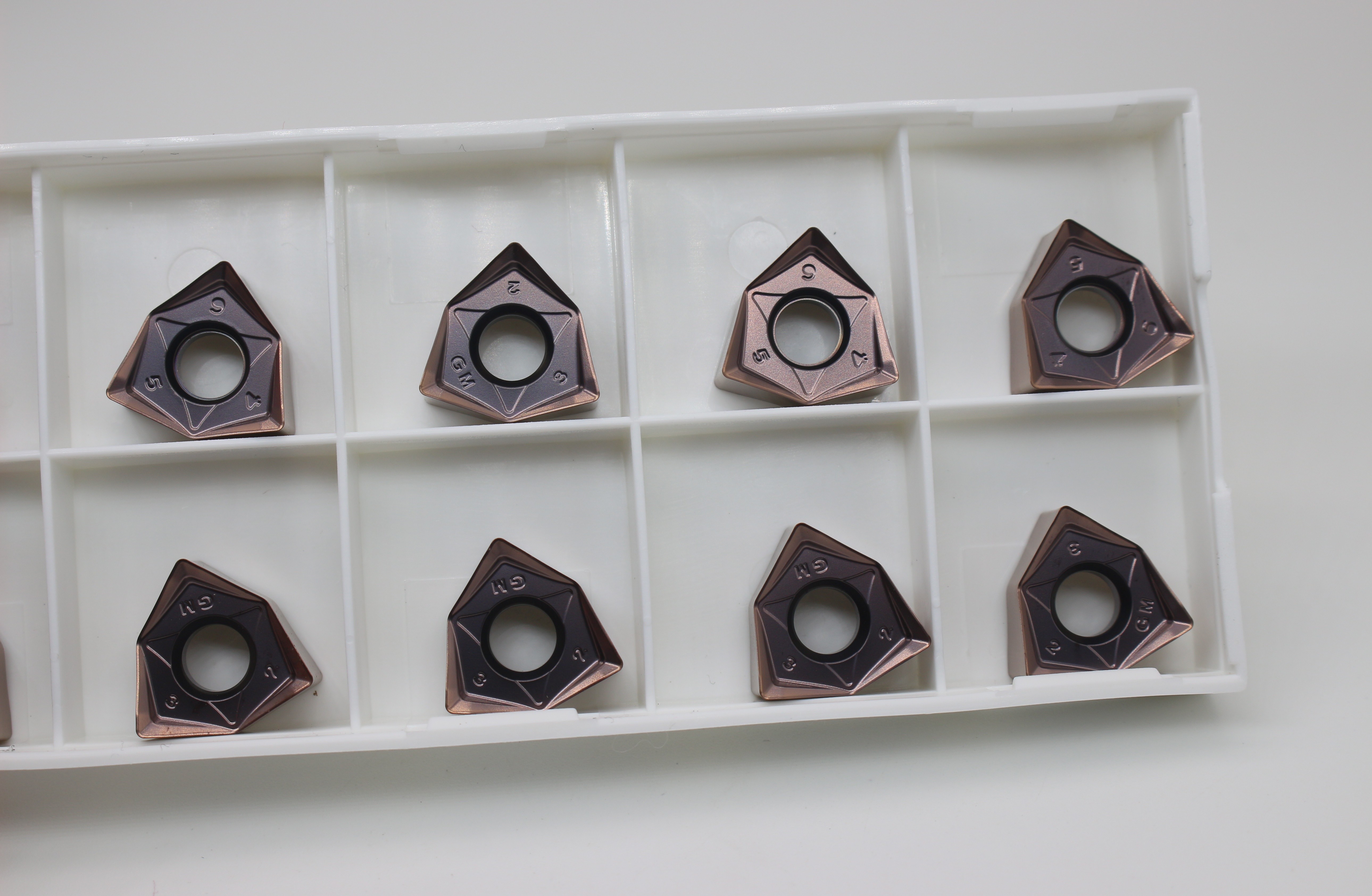 Milling Cnc Cutting Insert WNMU080608 Face Mill Inserts High Wear Resistant