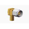 Buy cheap 2.4 Male Right Angle Stainless Steel Brass Material RF Coaxial Connector from wholesalers