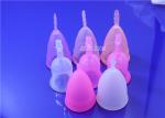 FDA Approved Silicon Menstruation Cup , Collapsible Ladies Period Cup