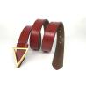Buy cheap Triangle Smooth Buckle 118cm Ladies Leather Belts from wholesalers
