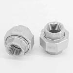 Female Connection Stainless Steel 304 Cast Pipe Fitting Union 3/4" NPT x 3/4"