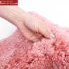 Buy cheap Pink D4 Microfiber Extra Softness Shaggy Bathroom Mats Anti Slip Backing from wholesalers