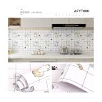 Waterproof Oil-proof Self Adhesive White Marble Vinyl Film Wall Stickers for