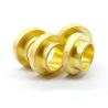 Buy cheap Customized CNC Brass Parts High Precision Self Lubricating Bronze Bushing Anodized from wholesalers