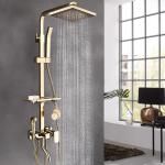 304 Stainless Steel Sanitary Ware Shower Luxury Gold Bathroom Set