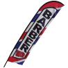 Buy cheap Outdoor Advertising Teardrop Promotional Flags Knitted Polyester from wholesalers