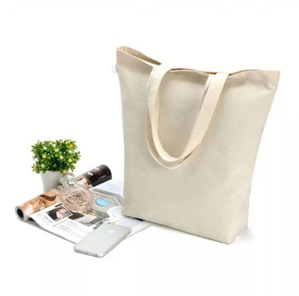 Buy cheap Organic Cotton Canvas Grocery Shopping Bags With Extra Strong Handles from wholesalers