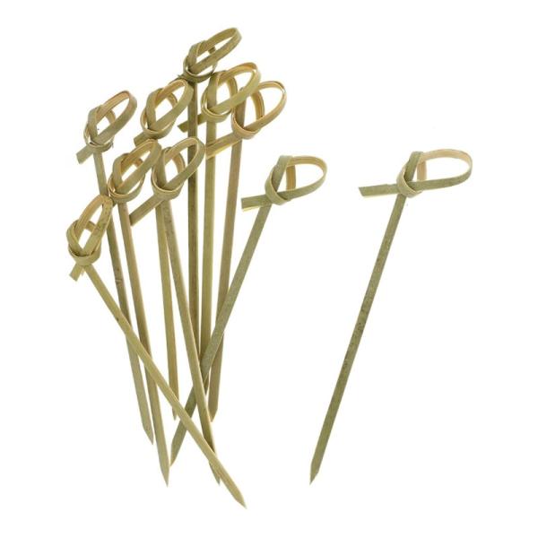 Buy cheap Party Supplies Bamboo Knot Cocktail Sticks Skewer bamboo ear pick 9cm 4 Inch from wholesalers