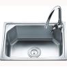Buy cheap Chromium Stainless Steel Single Bowl Sink With Drainboard Anti Corrosion from wholesalers