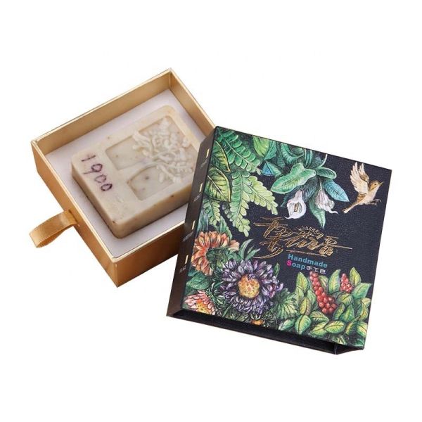 Offset Printing Beauty Soap Drawer Rigid Packaging Box OEM And ODM One-stop Service