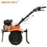 Buy cheap Four Stroke Rotary Hoe Cultivator Hand Activated Power Tiller Machine from wholesalers
