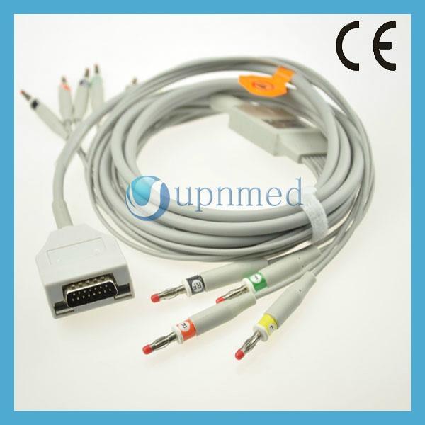 Buy cheap Fukuda ME 12 lead ekg cable,Banana 4.0(10K ohm resistance), C110,C220 from wholesalers