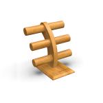 Buy cheap Jewelry Store 3 Tier Tabletop Wood Bracelet Display Bracelet Rack Stand from wholesalers