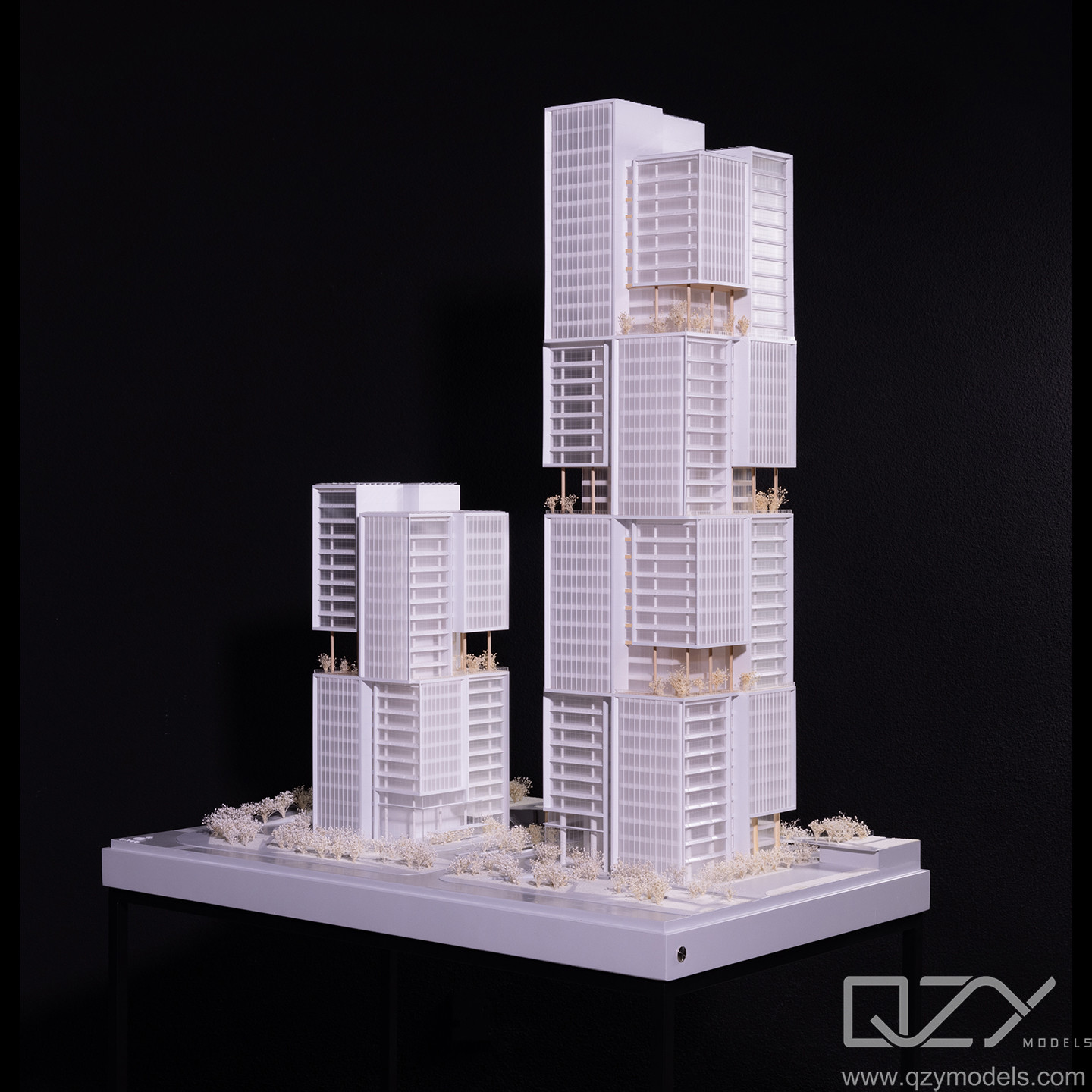 Aedas 1/200 Shenzhen Longgang Ecological Intelligence Valley Architectural Physical Model