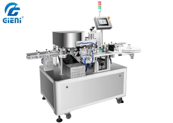 Buy cheap 2KW 90pcs/Min Cosmetic Lipstick Labeling Machine For End Face from wholesalers