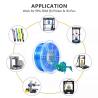 Buy cheap 1000g Silk Dual Color 3D Printer Filament PLA Plus Toughness Enhanceds Green Blue from wholesalers