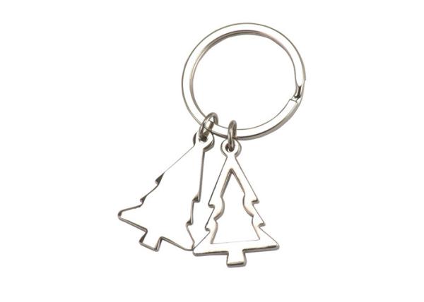 Buy cheap Small Car Laser Engraved Keychain Tree Souvenir Gift Keyring Silver Zinc Alloy from wholesalers