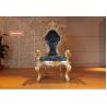 Buy cheap SGS Blue Event Banquet Children Kids King And Queen Chairs For Wedding Party Hotel from wholesalers