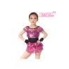 Buy cheap Magenta Jazz Tap Costumes Full Sequin Black Spandex Leotard For Little Girls from wholesalers