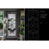 Buy cheap Natural Light Elegant Entry Door Custom Decorative Glass Windows Simple Diffusion Art from wholesalers