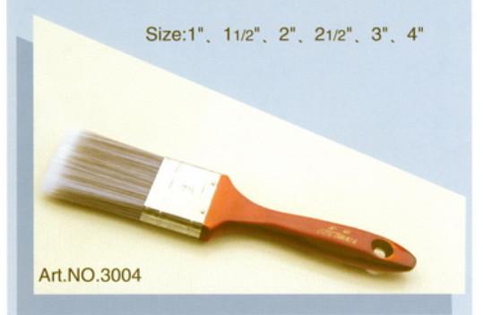 Buy cheap Polyester handle pure natural bristle Chinese bristle synthetic mix paint brush No.3004 from wholesalers