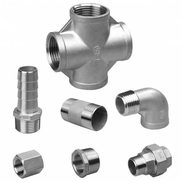 Buy cheap Casting Stainless Steel Pipe Fittings , Threaded Stainless Steel Plumbing Fittings from wholesalers