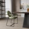 Buy cheap Minimalist Ultra Modern Dining Chairs Titanium Frame Stainless Steel Dining Chair from wholesalers
