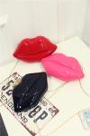 2016 new lady lips lip-shaped acrylic evening bags Shoulder Messenger mini